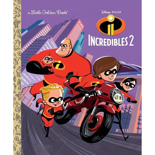 Incredibles 2 Little Golden Book (Disney/Pixar Incredibles 2) Hardcover – Picture Book, May 1, 2018