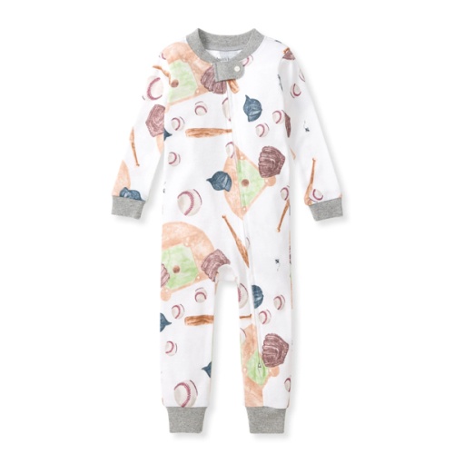 Baseball Organic Cotton Sleep & Play