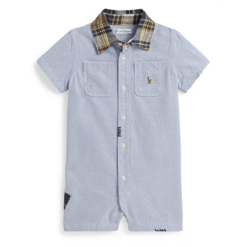 Polo Ralph Lauren
Baby Boys' Madras-Collar Oxford Shortall