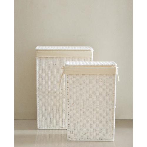 FABRIC-LINED LAUNDRY HAMPER | Zara Home United States of America