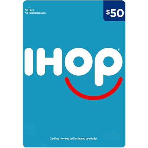 IHOP Physical Gift Card - $50