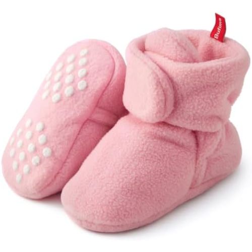 Baby Fleece Booties Newborn Unisex Booties Non-Slip Newborn Infant First Walkers Warm Shoes House Slippers for Baby Boys & Baby Girls Toddlers