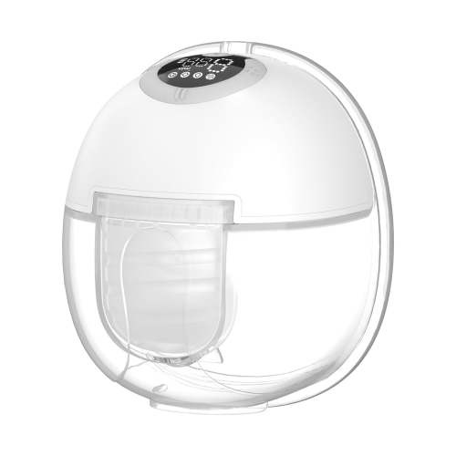 Kisdream Wearable Breast Pump for Breastfeeding 4 Modes 9 Suction Level Low Noise 180ml Capacity with Memory & Pause Functions 24mm Flange