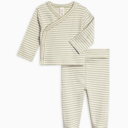 Riley 2 Piece Kimono Wrap Top and Pant Set
