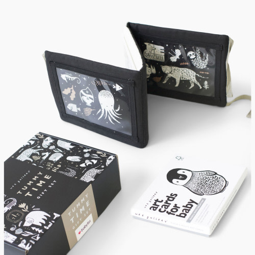 Wee Gallery Tummy Time Gallery & Art Cards Bundle - Black & White