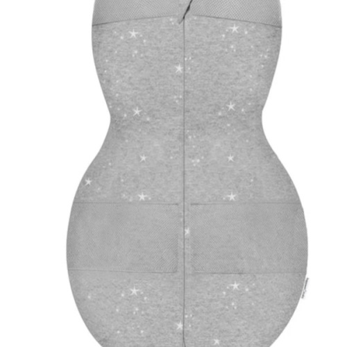 Sleepea® 5-Second Baby Swaddle Small Graphite Stars Print