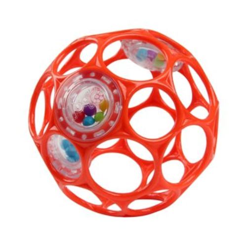 Bright Starts™ Oball Rattle™ Easy-Grasp Toy in Red - RED - NO SIZE