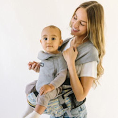 Tushbaby Hip Seat Hands-Free Attachment - Grey