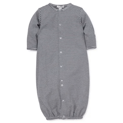Kissy Essentials Stripe Converter Gown - Navy - 693527384960