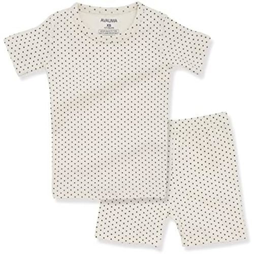 AVAUMA Baby Boys Girls Pajama Set 6M-7T Kids Cute Toddler Snug fit Pattern Design Pjs Cotton Sleepwear