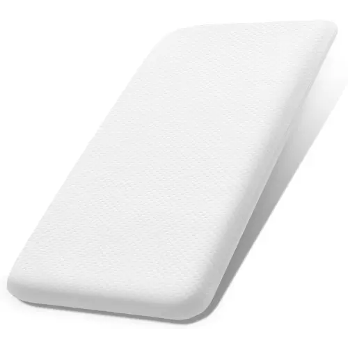 Lisara Baby Bassinet Mattress, 35 x 20 Dual Sided Gel Memory Foam Mattress with Waterproof, Removable and Breathable Ice Silk Cover, Fit for ANGELBLISS/AMKE/Bellababy/Yamesmile/Besrey Baby Bassinet