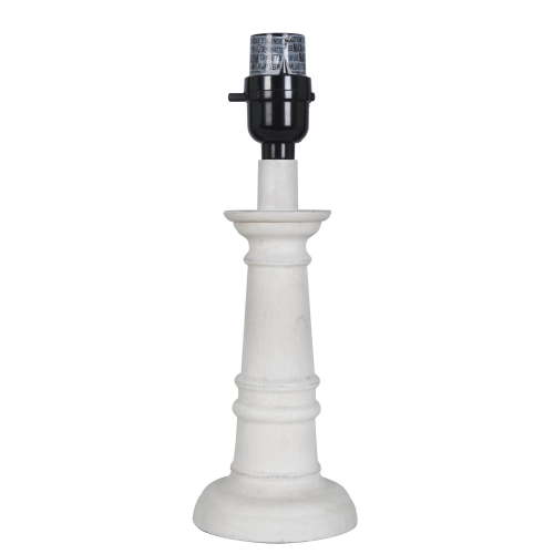 Mainstays Mix & Match Composite 11" Height White Wash Finish Accent Lamp Base