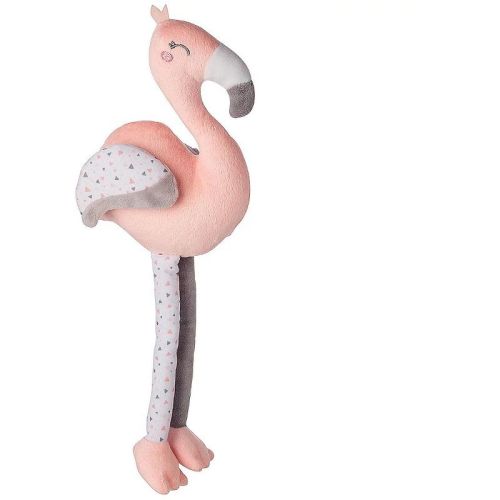 SARO Long Legs Plush Toy - Flamingo: Soft Cuddle Buddy with Crinkle Sounds for Sensory Play