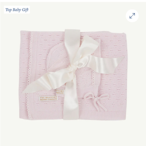 Ramsey Receiving Set - Palm Beach Pink