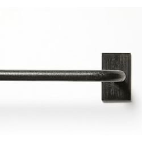 Hidden Connection Room Darkening Curtain Rod | Pottery Barn - Dark Iron 28-48"
