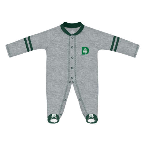 Dartmouth Big Green Sports Shoe Footed Romper | College Baby