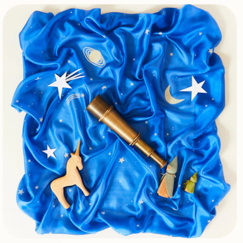 Starry Night Enchanted Playsilk | Shop Sarah's Silks