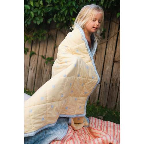 Butter Dot Reversible Quilt (PRE ORDER OCTOBER) – Play Linen