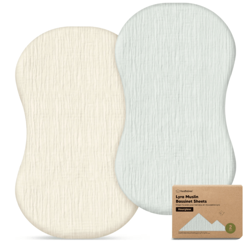 Soothe Fitted Bassinet Sheets For Baby Nursery Cot | KeaBabies