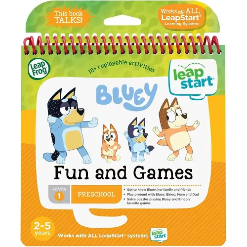 LeapFrog LeapStart Bluey Fun and Games