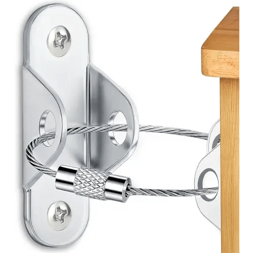 Furniture Anchors 10 Pack for Baby proofing and Furniture Wall Anchor, Wall Anchors for Baby proofing cabinets, Securing 400 lbs, Safety Essentials for Home