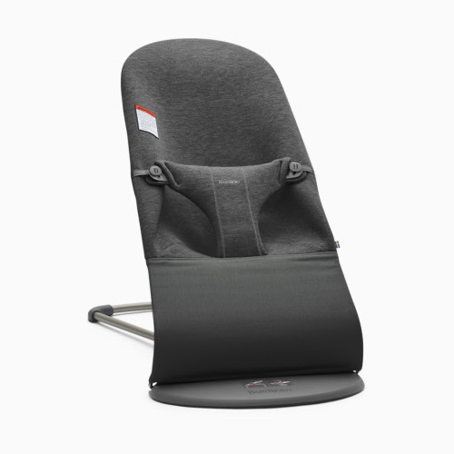 BabyBjörn Bouncer Bliss - Charcoal 3 D Jersey/Dark Gray Frame