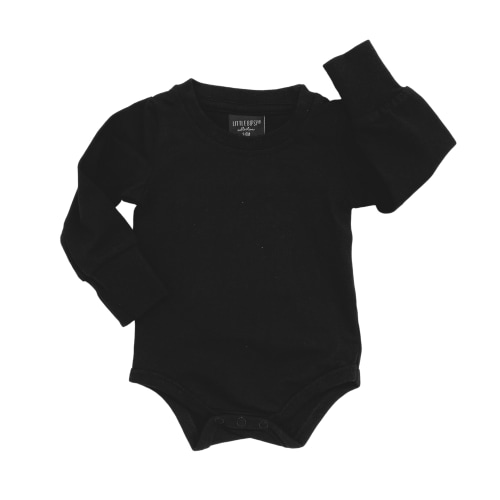 Long Sleeve Onepiece - Black