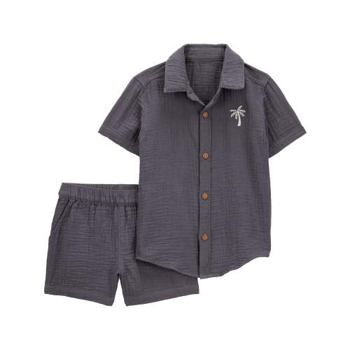 Carter's Child of Mine Baby and Toddler Boy Outfit Short Set, 2-Piece, Sizes 12M-5T