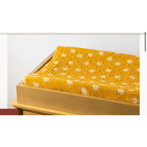 Babyletto Quilted Changing Pad Cover in GOTS Certified Organic Muslin Cotton