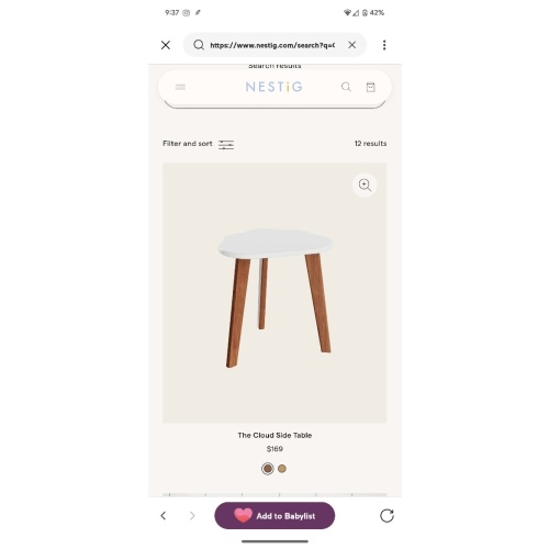 Search: 12 results found for "Cloud table" – Nestig