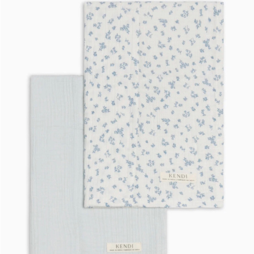 2-Pack Muslin Burp Cloths