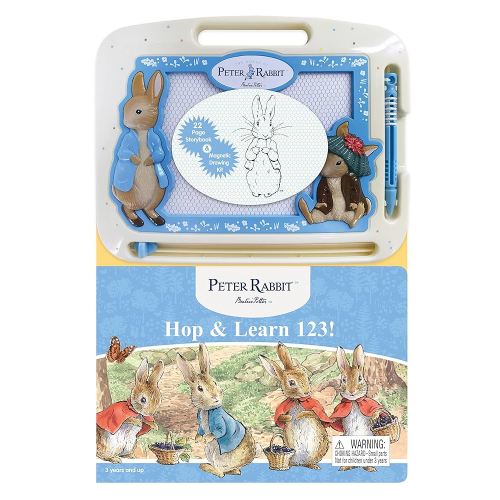 Peter Rabbit / The World of Beatrix Potter Read & Doodle - Learning resources for kids, a magnetic drawing pad, an easy-to-use pen, 22-page board book for reading and drawing