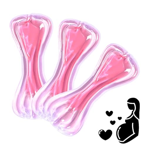 Perineal Cooling Pad, Postpartum Cold Packs Gel Bead Ice Pack Cold Therapy for Women After Pregnancy and Delivery（Pink