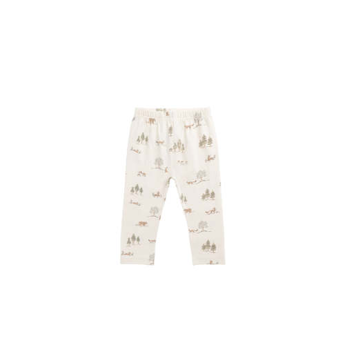 Organic Cotton Everyday Legging - Pine Forest Friends – Jamie Kay USA