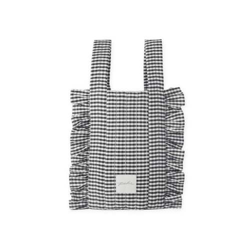 Gingham Stroller Bag - Indigo