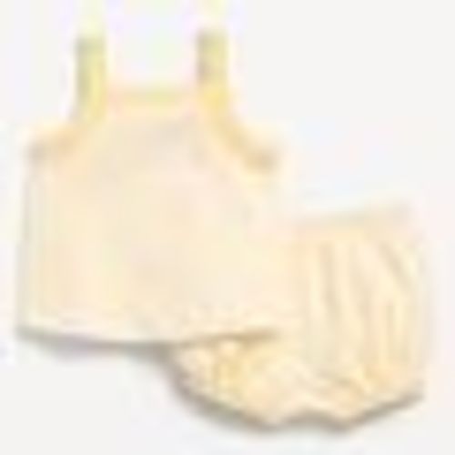 Old Navy Babies' Ribbed Cami Tank And Shorts Set Multi Size 6-12 M