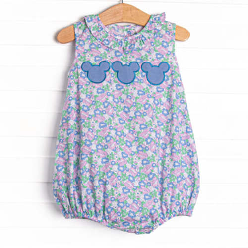 Floral Fairytale Trio Applique Bubble, Blue – Stitchy Fish