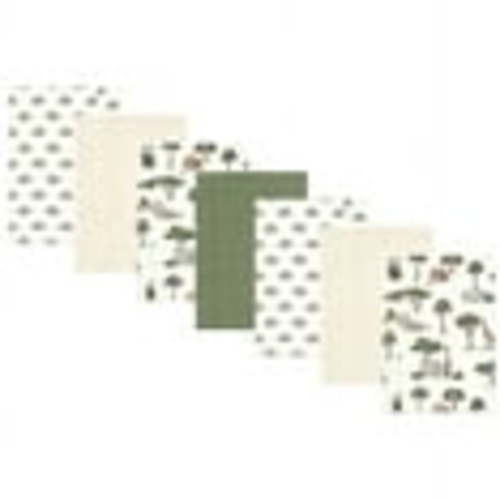 Hudson Baby Cotton Flannel Burp Cloths, Going On Safari 7-Pack, One Size