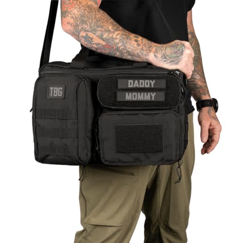 Tactical Baby Gear Deuce 4th Gen Tactical Diaper Bag | Streamlined tactical diaper bag for dads with an included changing mat and stroller straps for grab-and-go use.