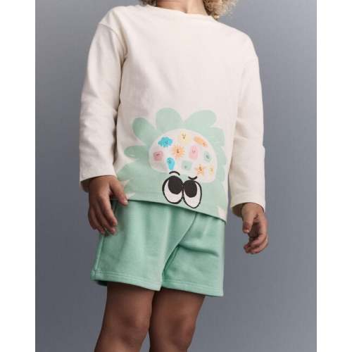 Toddler Mind Character Long-Sleeve Relaxed Graphic Tee - Cream - Otter Avenue | Carter's