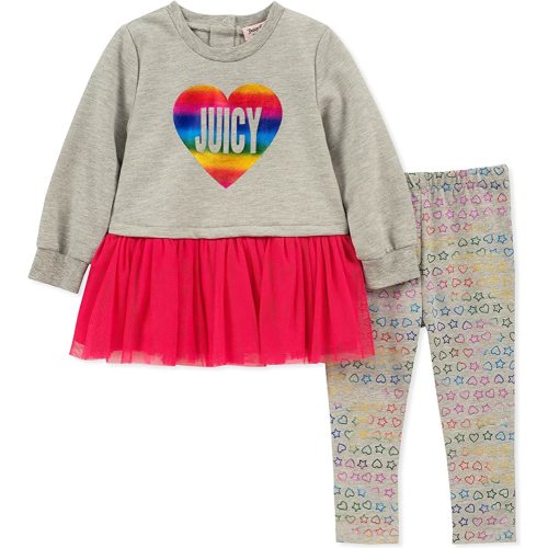 Juicy Couture Baby Girls' 2 Pieces Tunic Legging Set