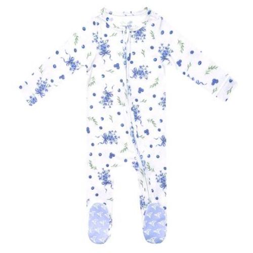 Copper Pearl | Catherine Zip-up Footie Newborn