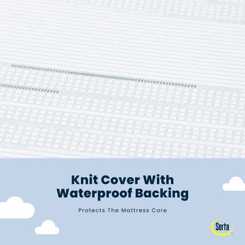 Serta Signature Dual Sided 5" Crib /Toddler Mattress in a Box, GREENGUARD Gold, Firm Plant-Based Foam