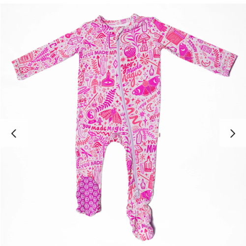 The Second-Skin Footie | Mystic Mama (Pink) | Raising Mama (6-9 months)