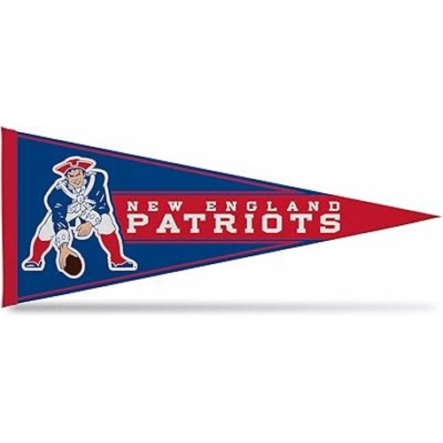 Rico Industries NFL FootballRetro 12" x 30" Felt Wall Décor Pennant - Great for Home/Bed Room/Man Cave Décor