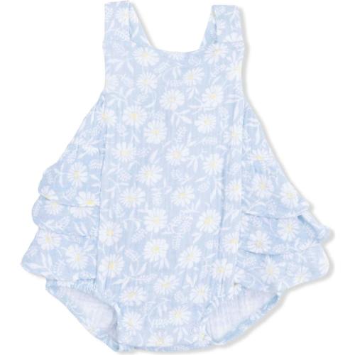 Western Daisies - Ruffle Sunsuit