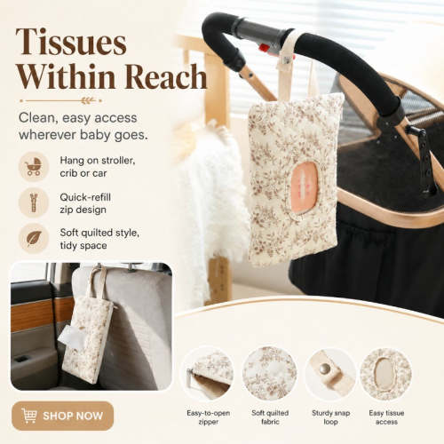 Travel Wipes and Diaper Pouch