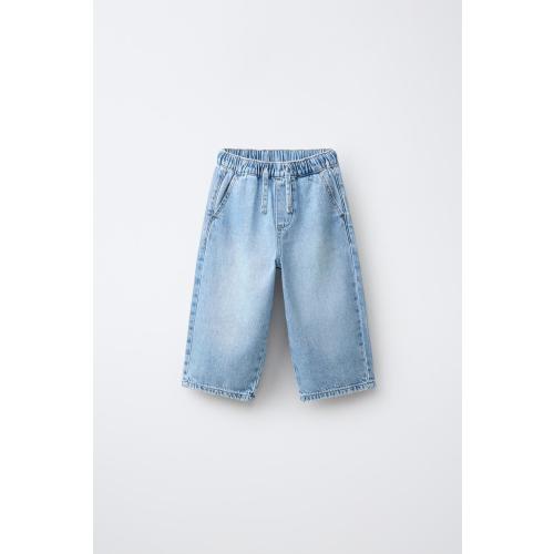 TIE-WAIST LOOSE JEANS - Light beige | ZARA United States