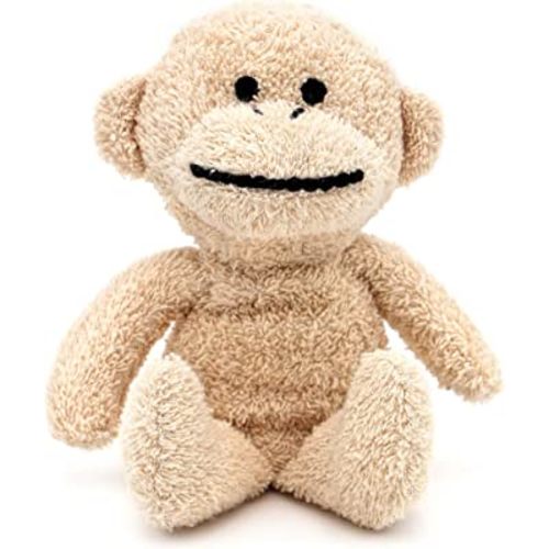 Thermal-Aid Zoo - Mini Microwavable Stuffed Animal - Plush Toy and Hot Cold Pack - Jo Jo The Monkey - 3.15 x 2.6 x 9.3 in
