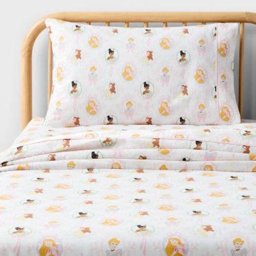 Twin Disney Princesses Kids' Sheet Set - The Disney Collection by Pillowfort™